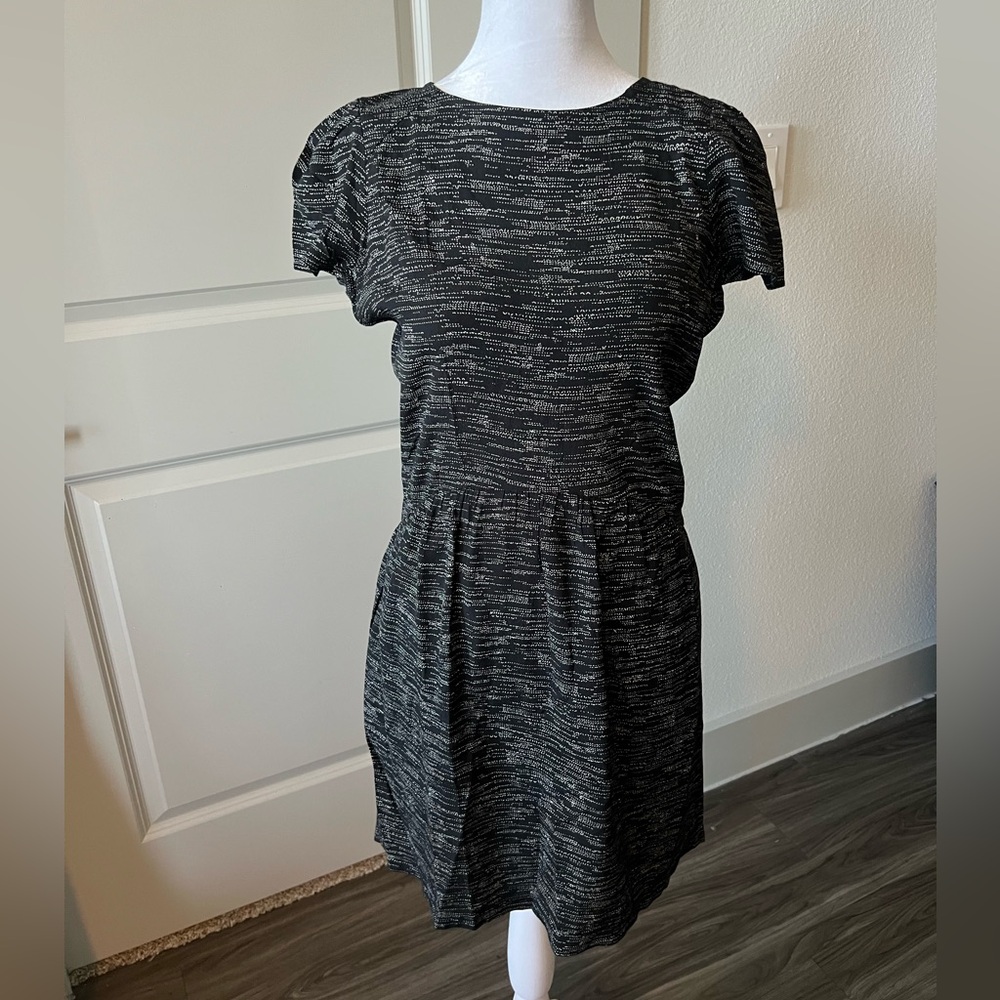 Elegant Black and White Women's Dress